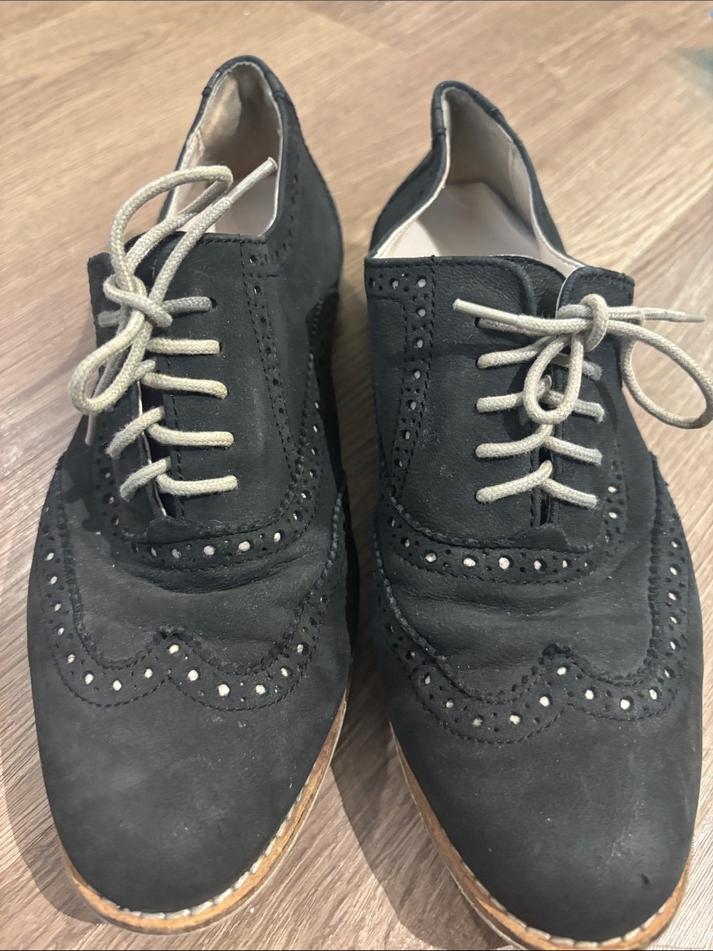 Cole Haan Grand OS Black Suede Oxford Dress Sneaker